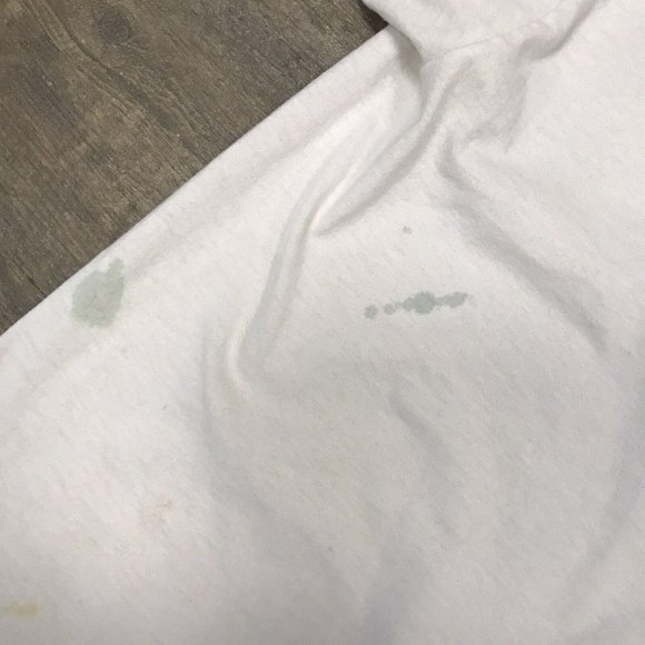 Vintage Handle With Tender Loving Care Tshirt Size Large Single Stitch USA Stain - Picture 7 of 12